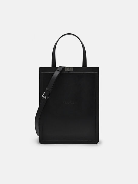 Edge Tote Bag, Black, hi-res