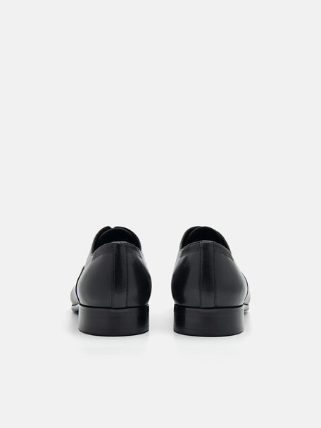 PEDRO Icon Leather Heel Sandals, Black