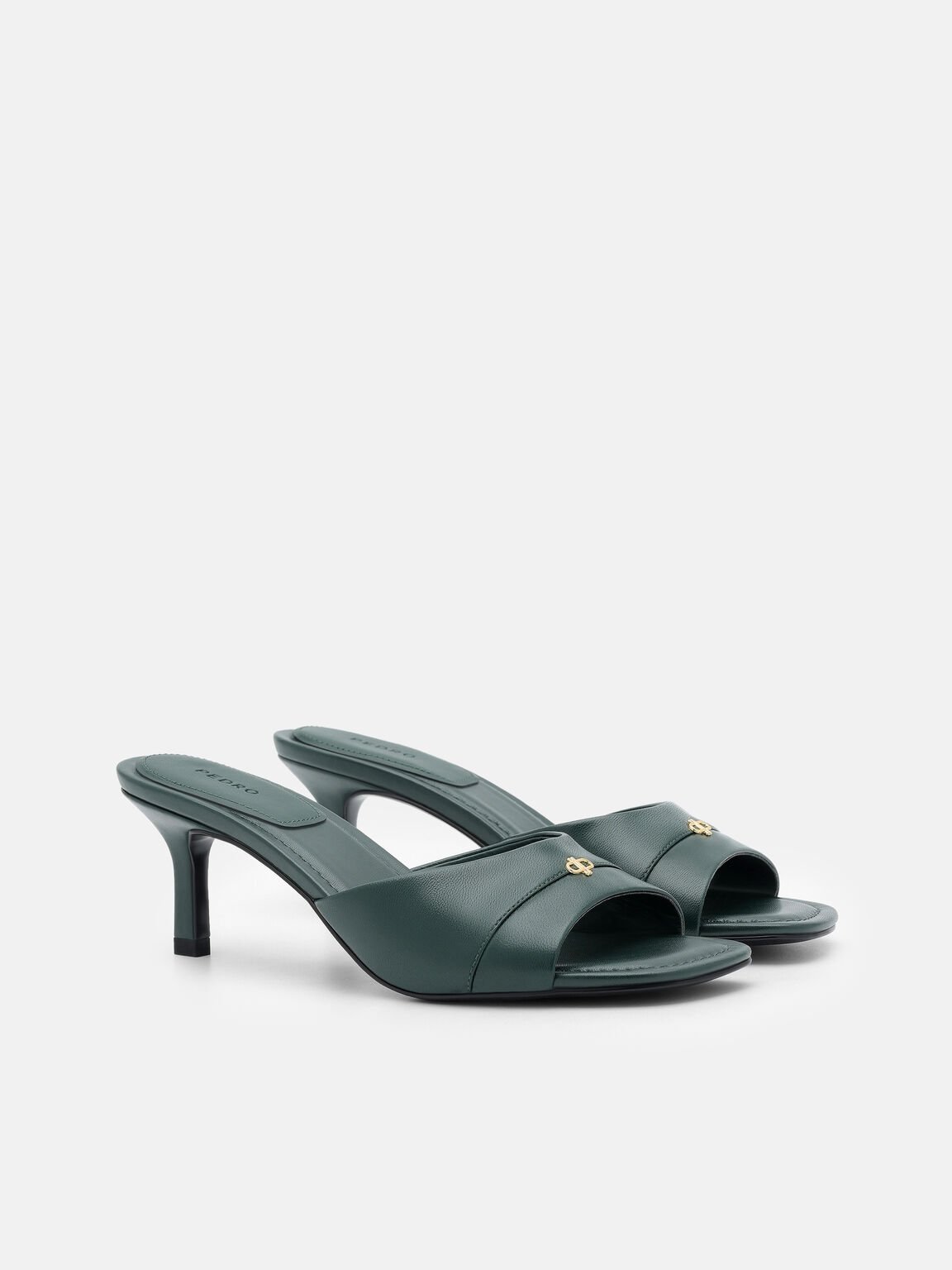 Ingrid Leather Heel Sandals, , hi-res