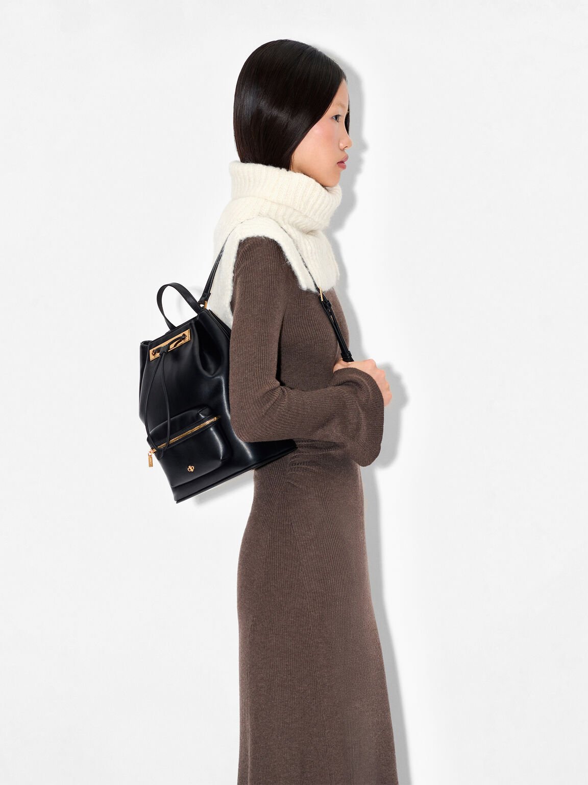 Drawstring Backpack, , hi-res