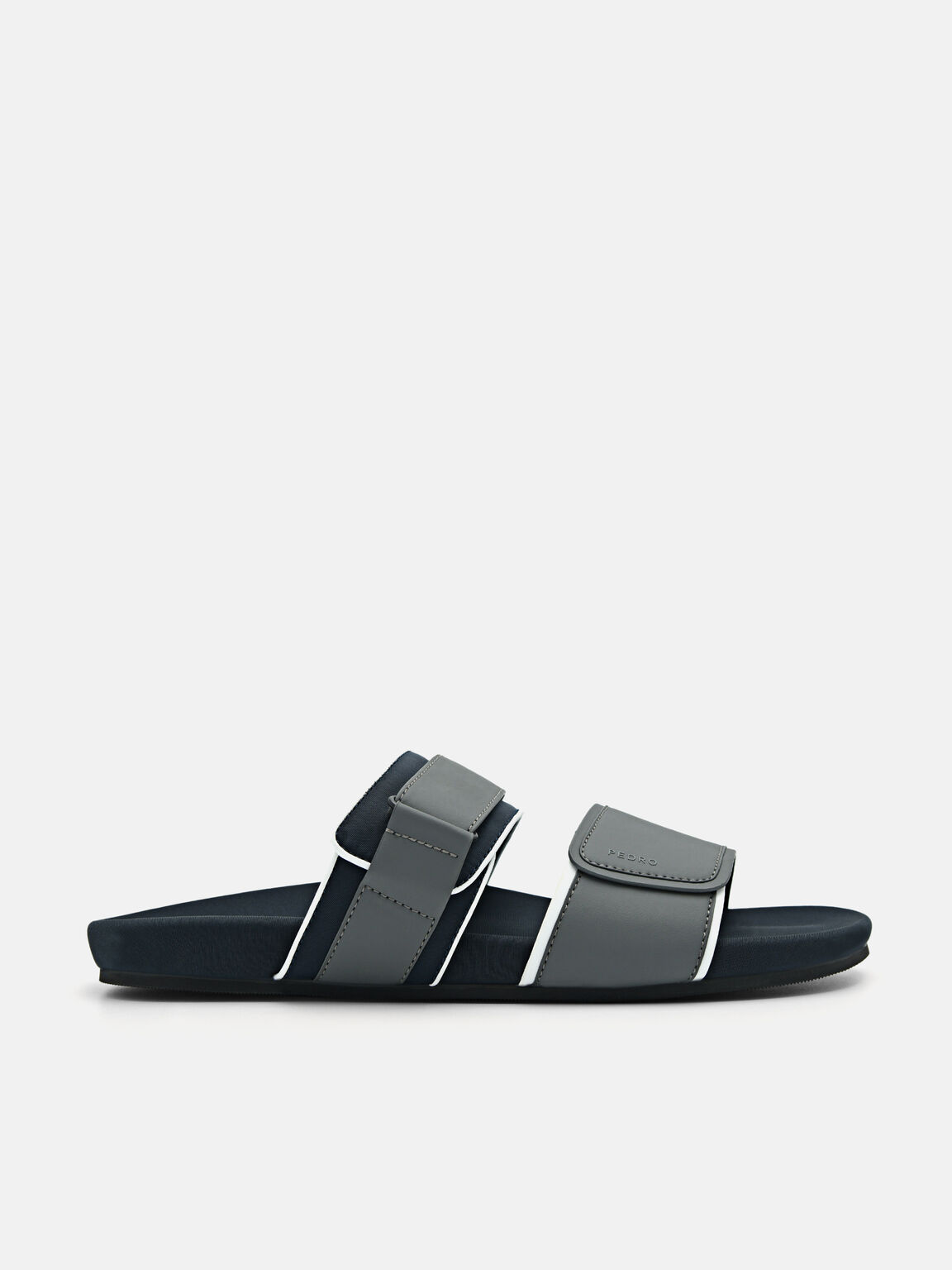 Double Strap Slide Sandals, 