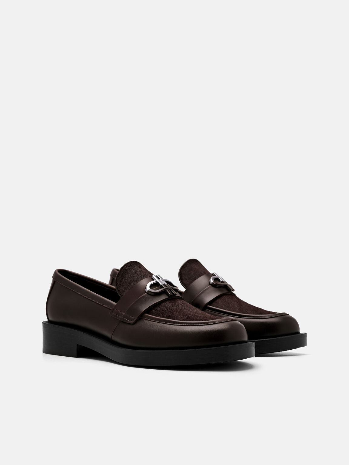 Loafer Duet Berbahan Calf Hair, , hi-res