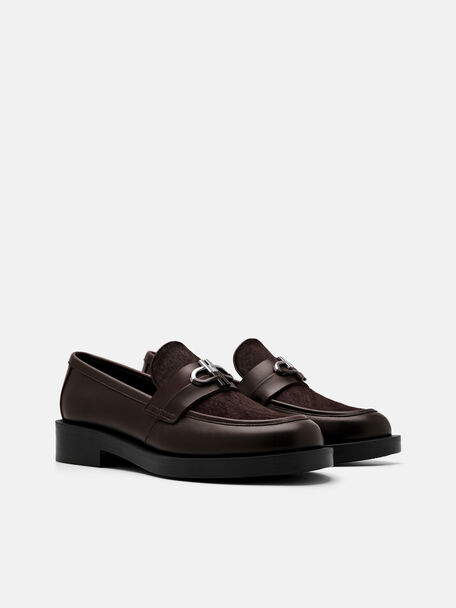 Loafer Duet Berbahan Calf Hair, , hi-res