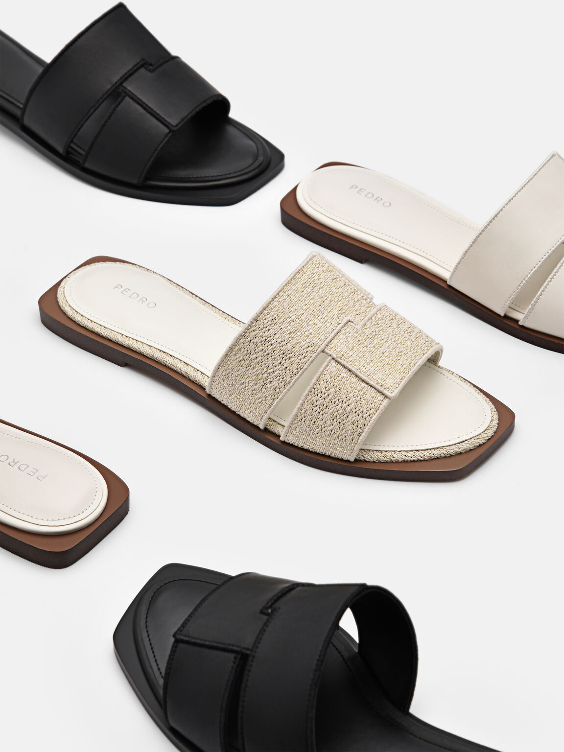 Iza Flat Sandals, , hi-res