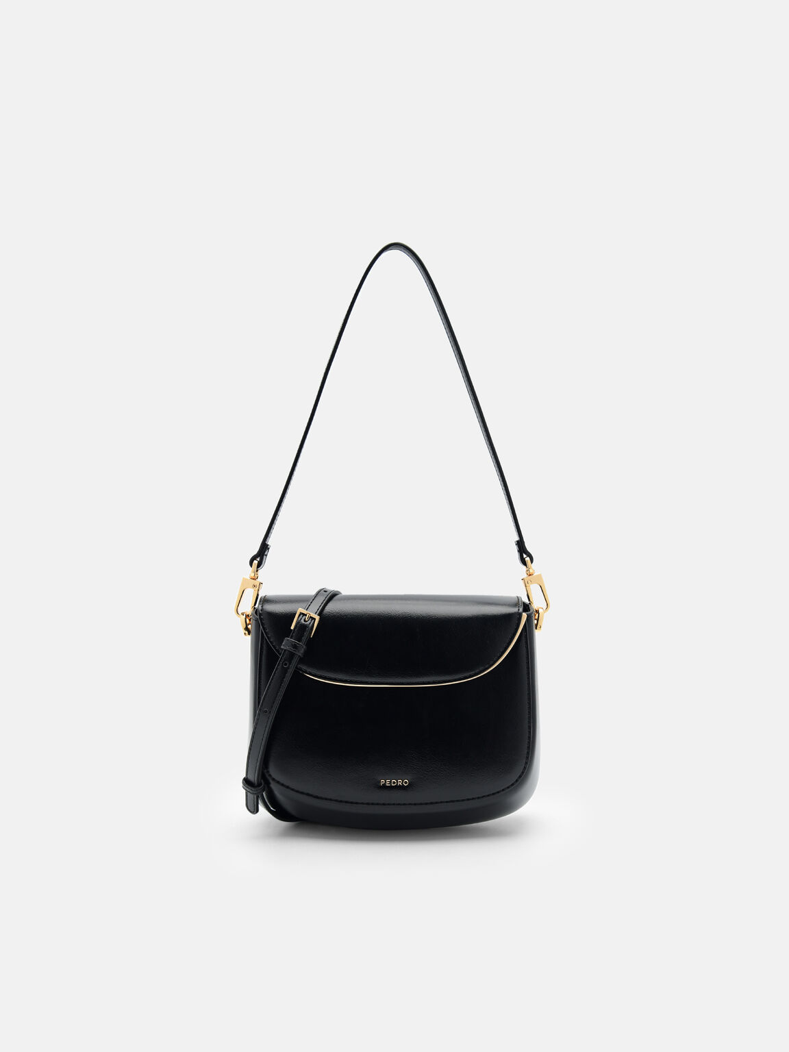 Halo Shoulder Bag, Black, hi-res