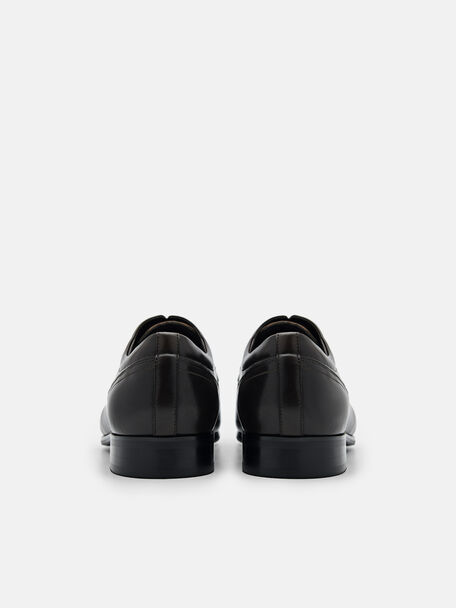 PEDRO Icon Leather Heel Sandals, Black