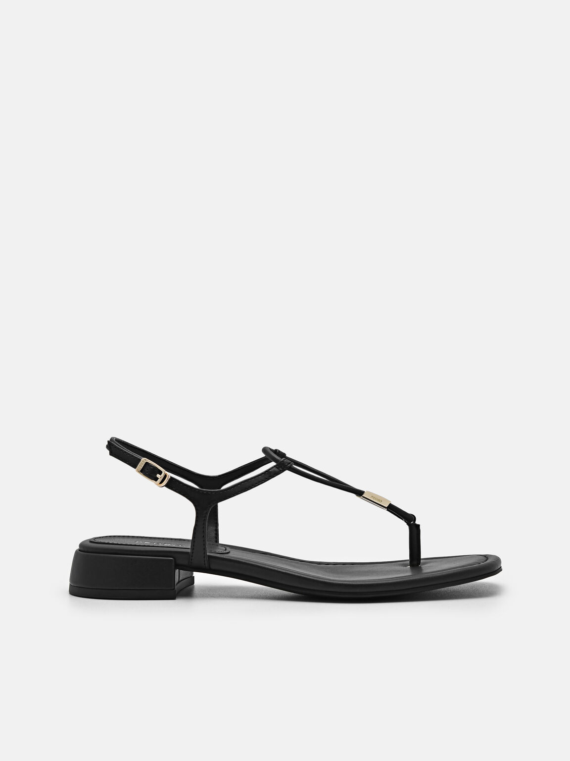 Sandal Thong Slingback, Black