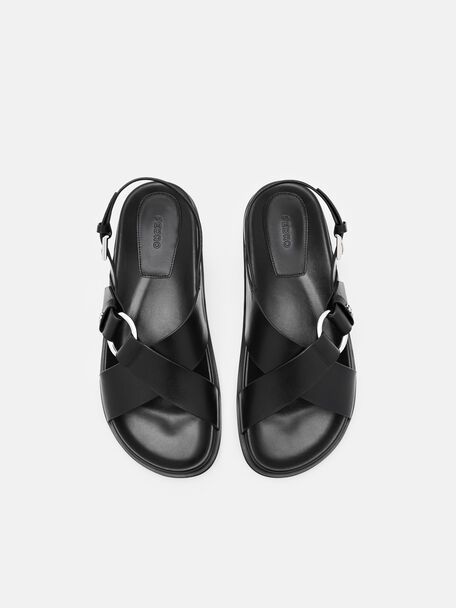 Goya Leather Backstrap Sandals, , hi-res