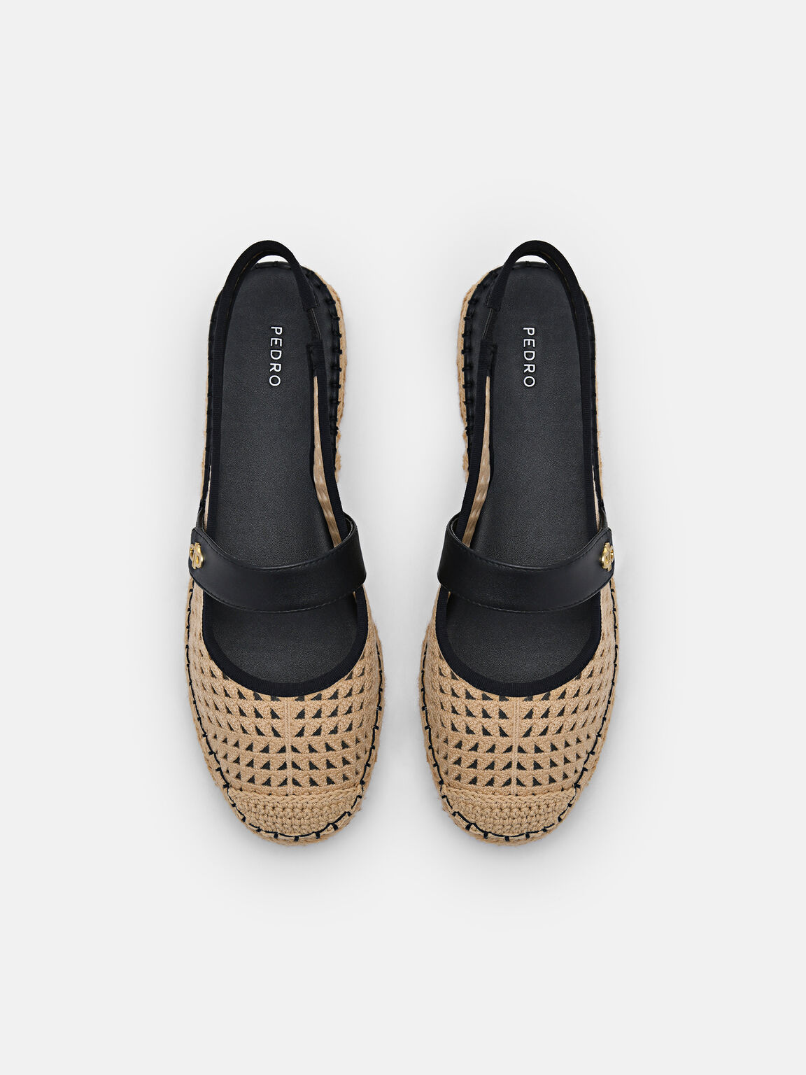 PEDRO Icon Woven Slingback Loafers, 
