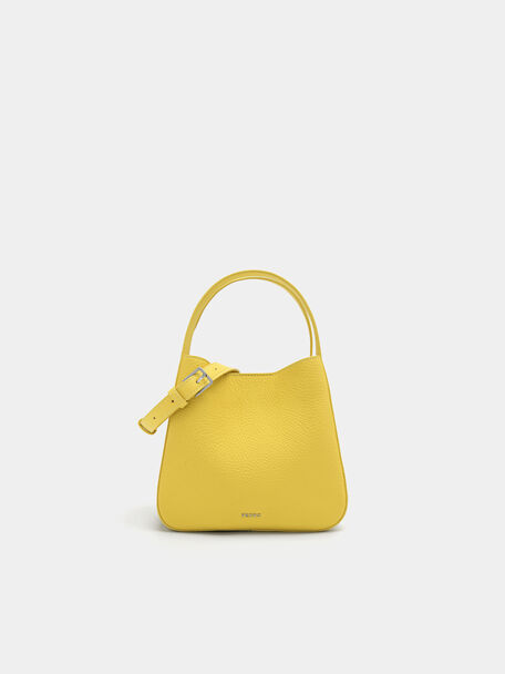 Demi Leather Bucket Bag, 