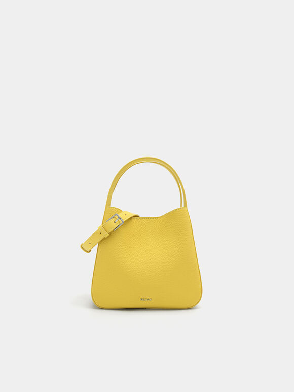 Demi Leather Bucket Bag, 