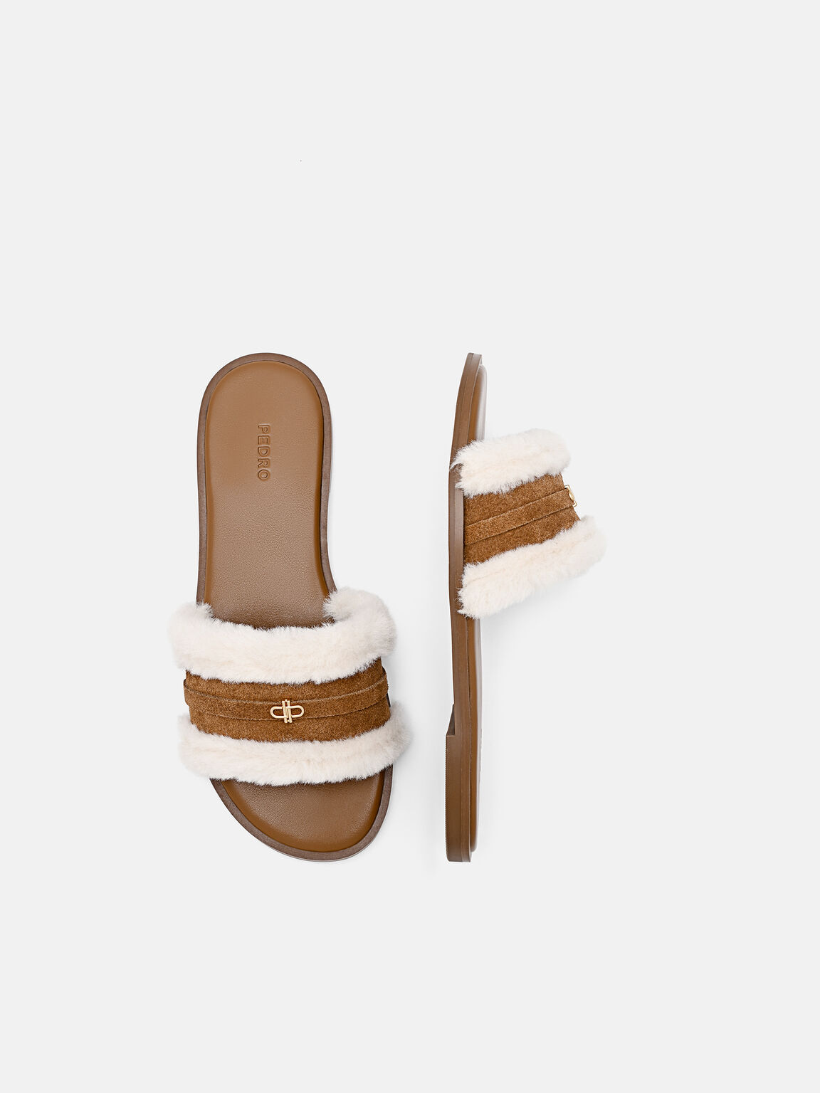Sandal Slide Suede, , hi-res