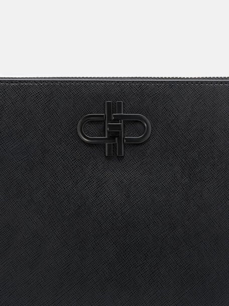 Saffiano Leather Portfolio Bag, 
