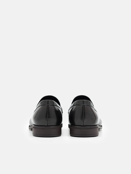 PEDRO Icon Leather Heel Sandals, Black