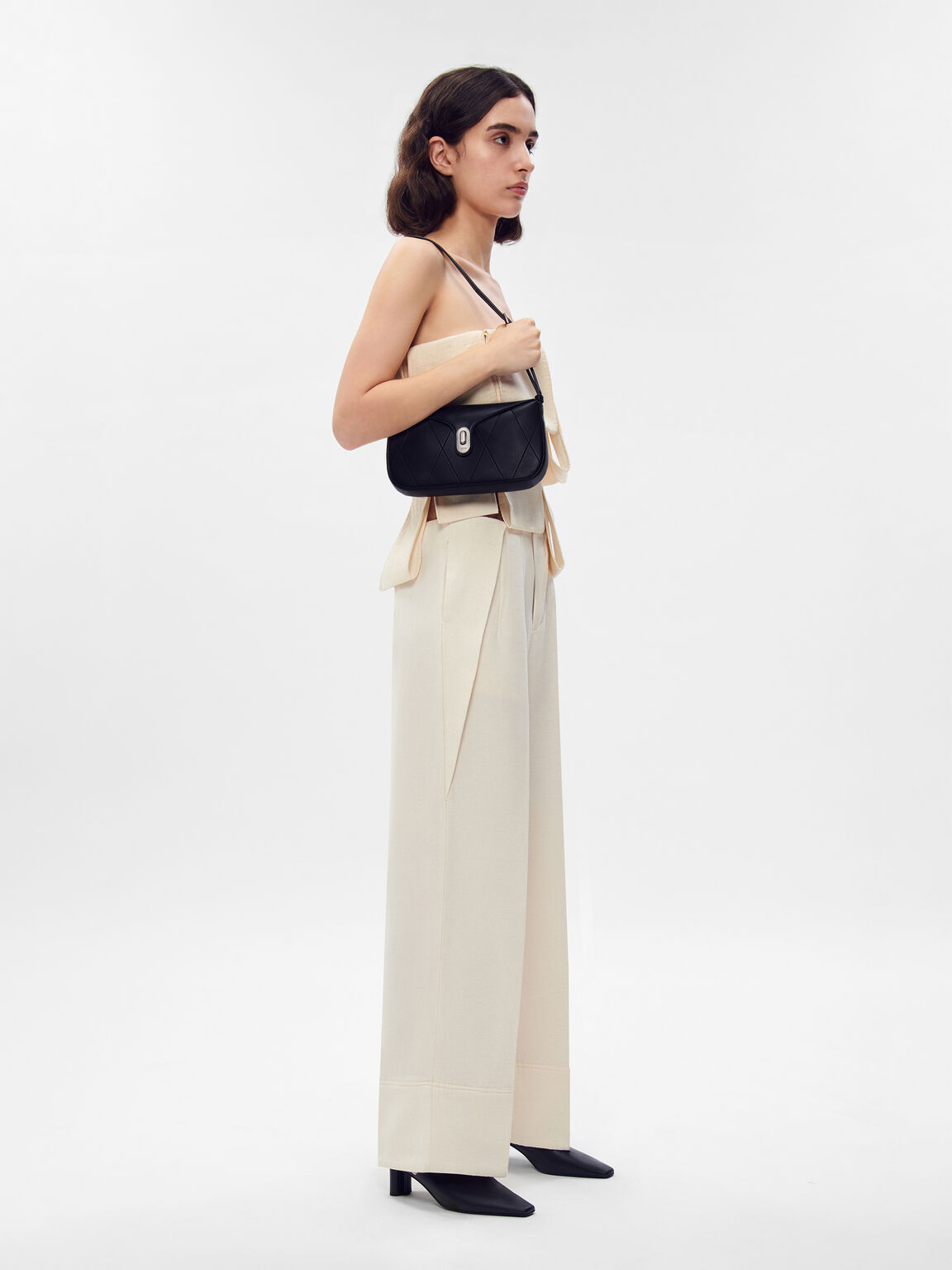 Elin Quilted Shoulder Bag, 