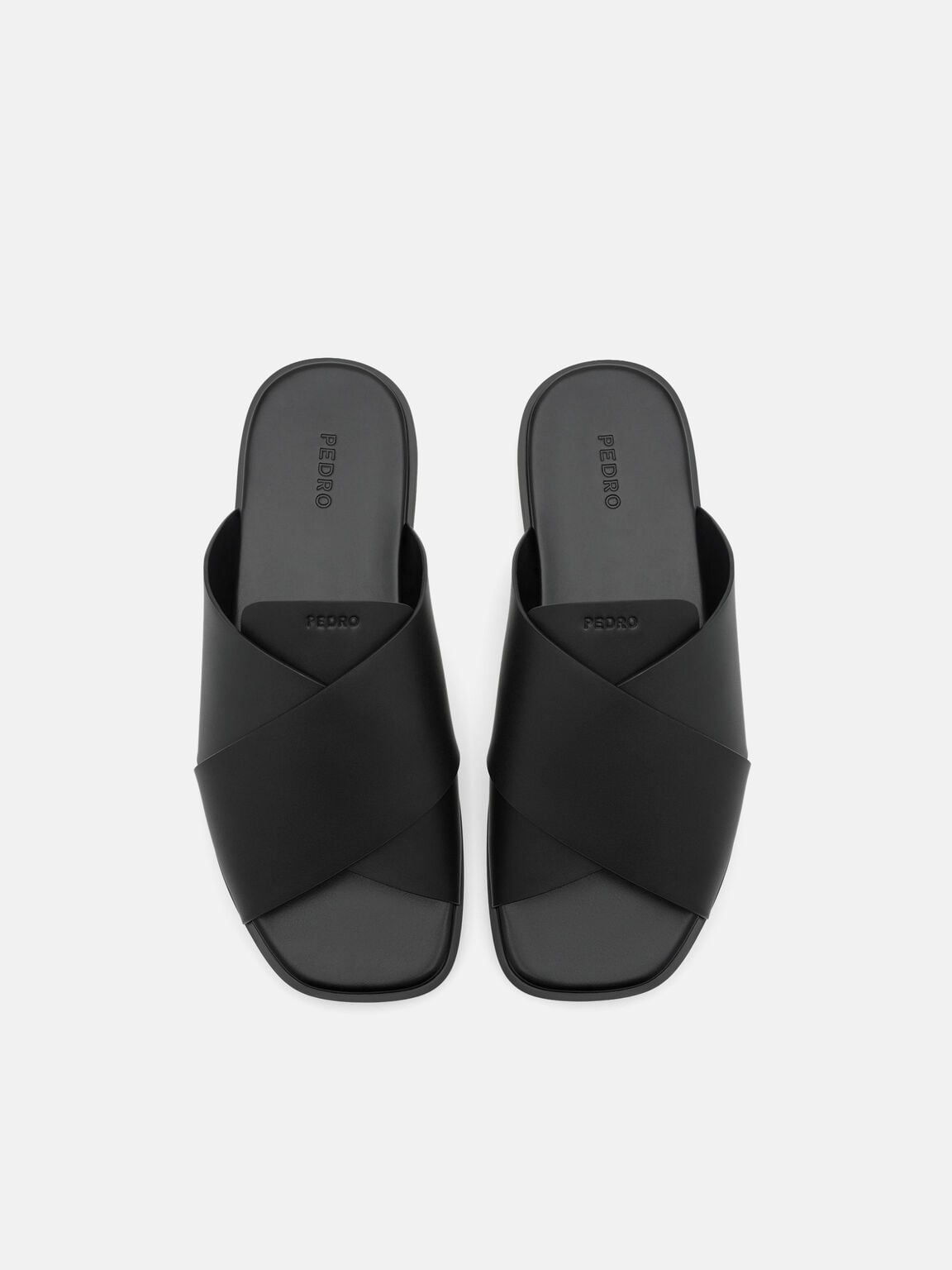Crossover Slide Sandals, , hi-res