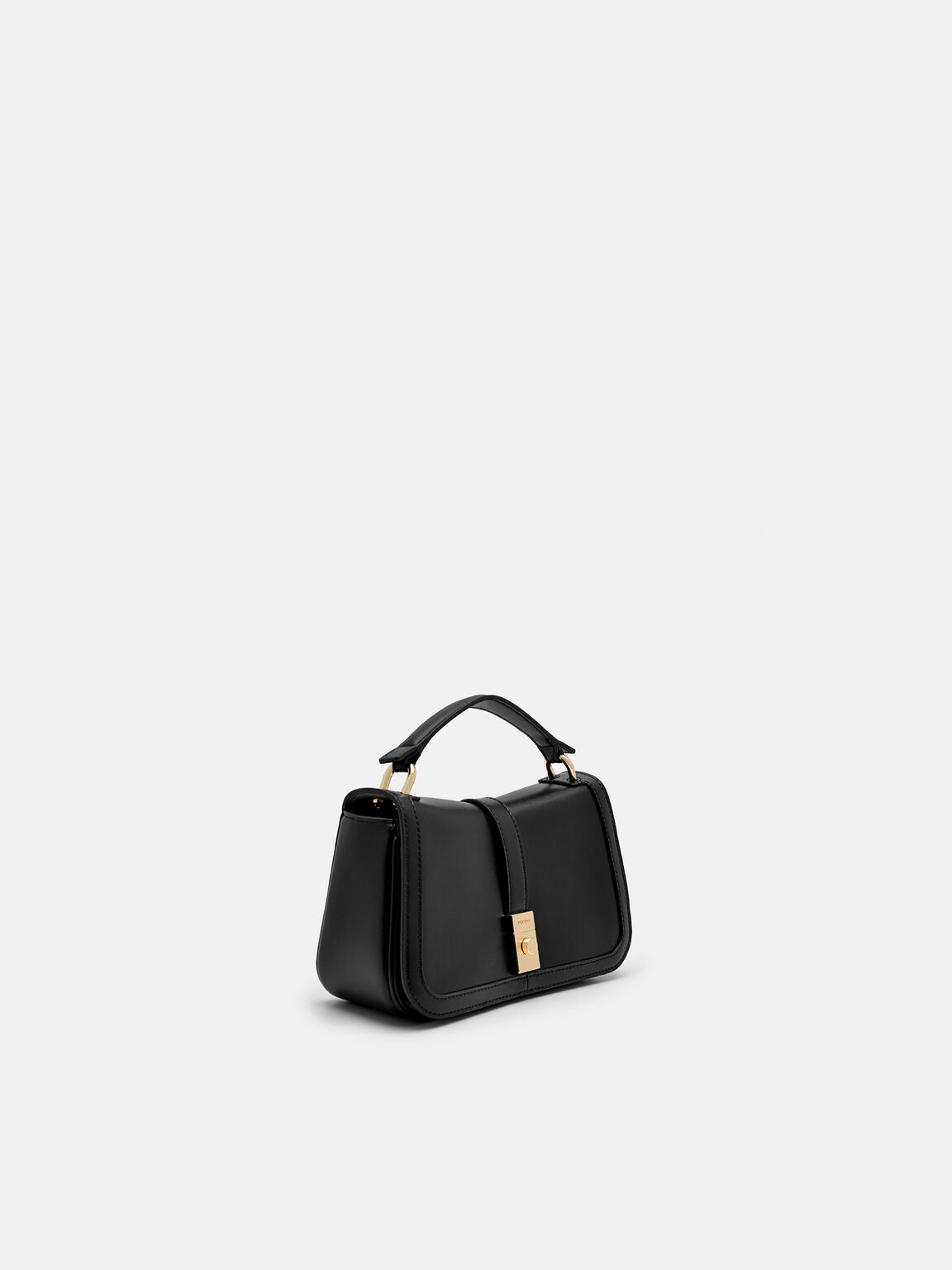 PEDRO Studio Farida Leather Handbag, Black
