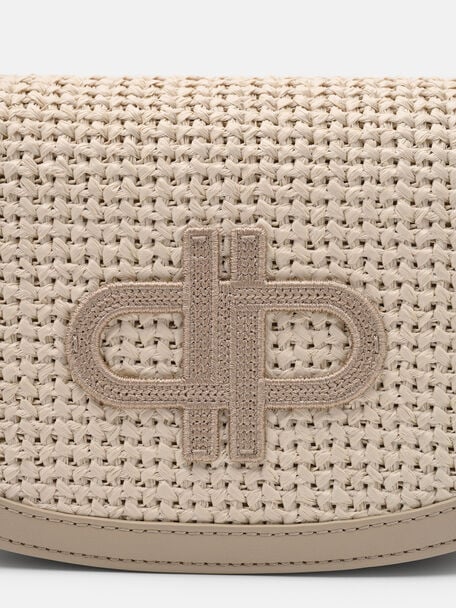 Duet Raffia Shoulder Bag, , hi-res