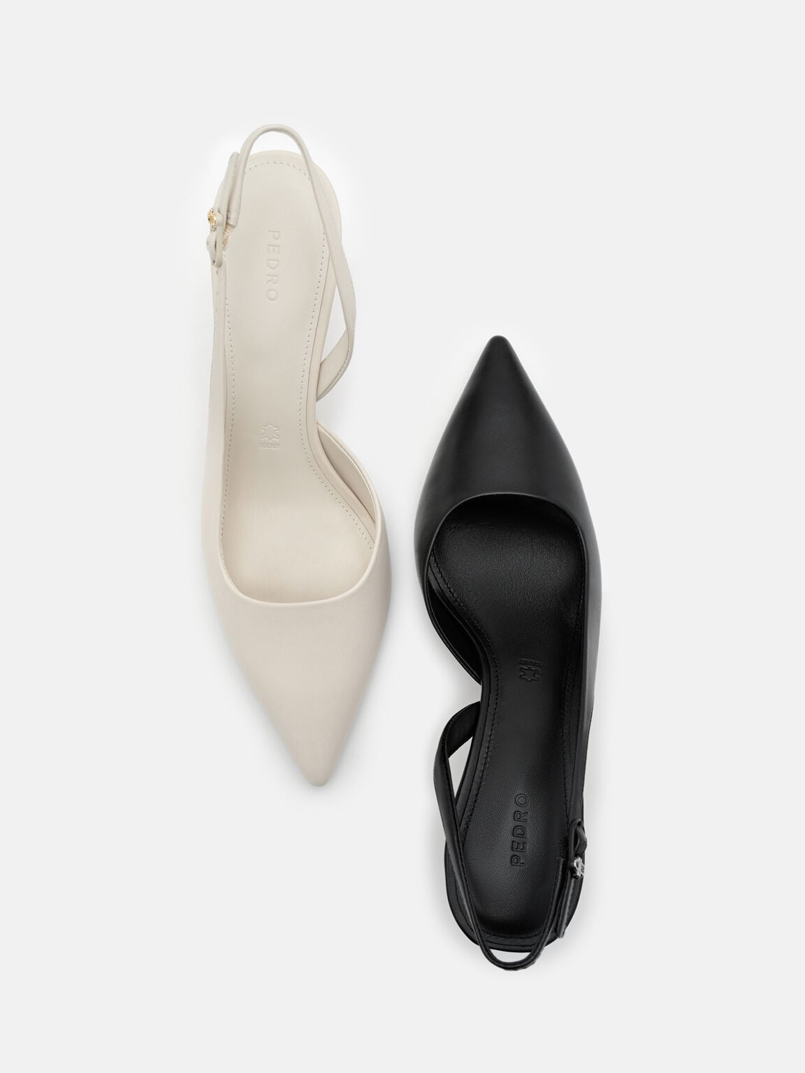 Isla Leather Slingback Heel Pumps, , hi-res