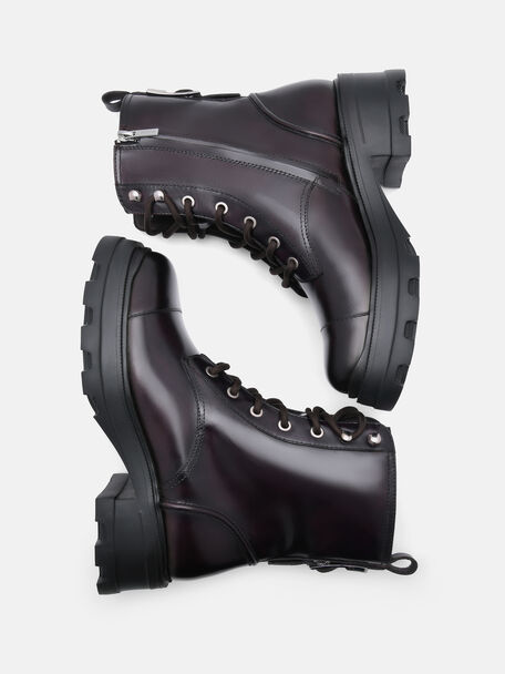 PEDRO Icon Leather Heel Sandals, Black