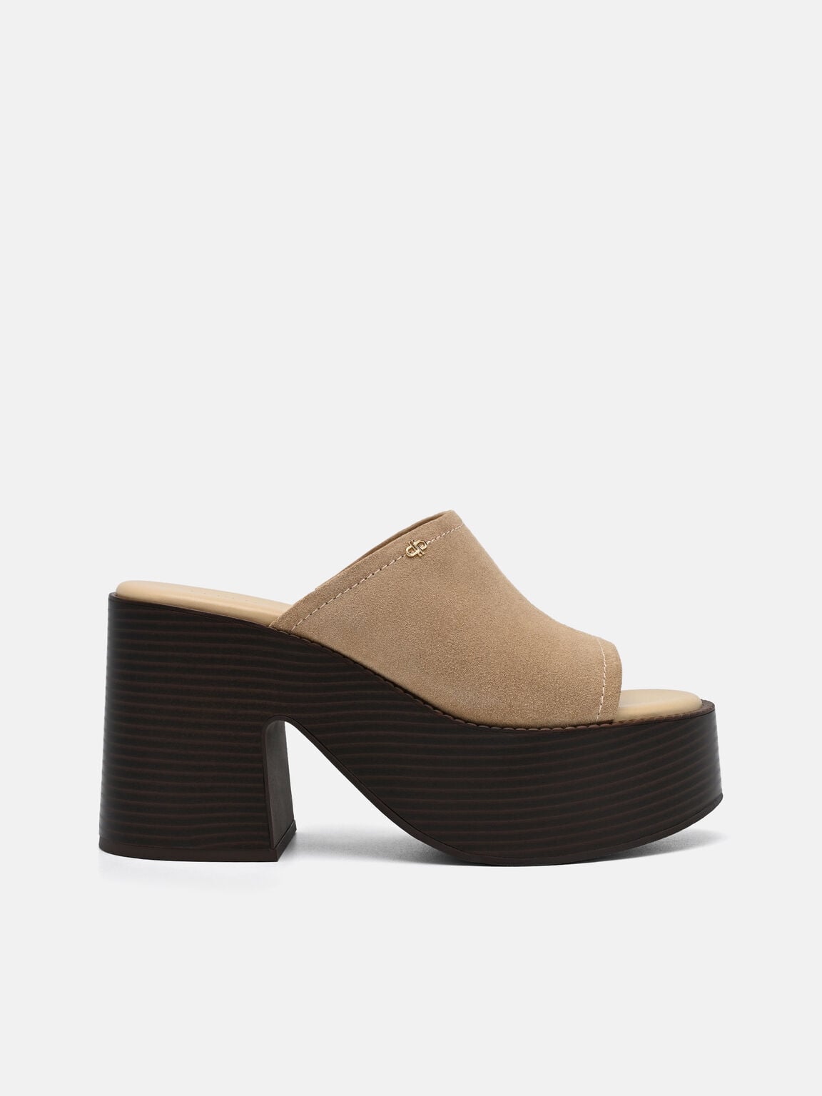 Estella Suede Platform Wedge Sandals, , hi-res
