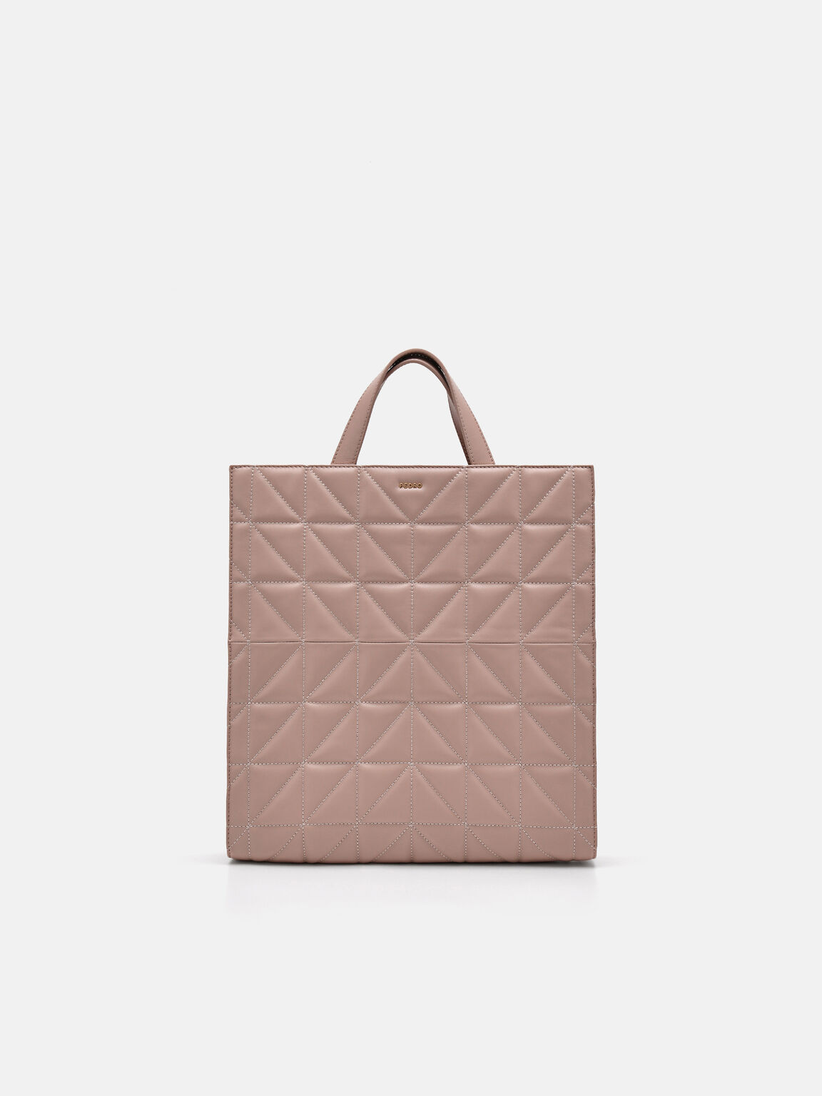 PEDRO Studio Kayla Leather Tote Bag in Pixel, Nude, hi-res