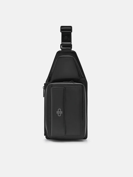 Pouch Crossbody Kulit Wrinkled, 