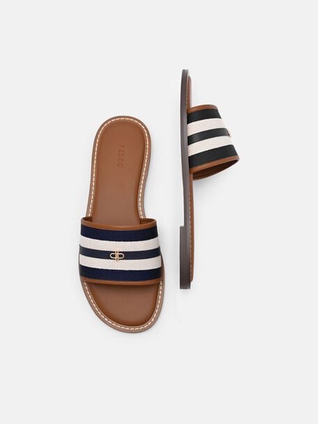 Sandal Slide Kanvas, , hi-res