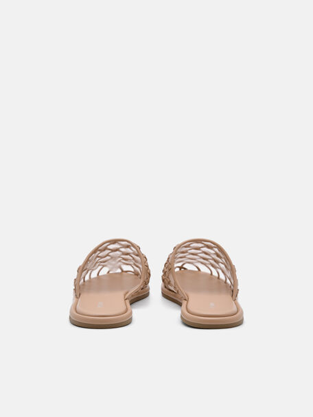 PEDRO Icon Leather Heel Sandals, Black