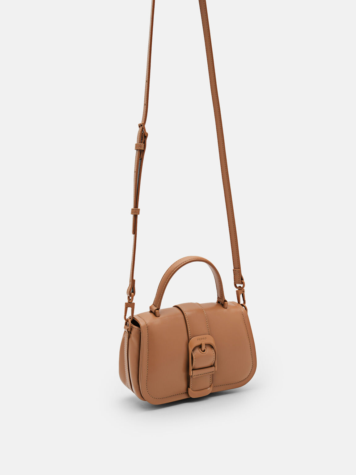 Helix Mini Shoulder Bag, Camel