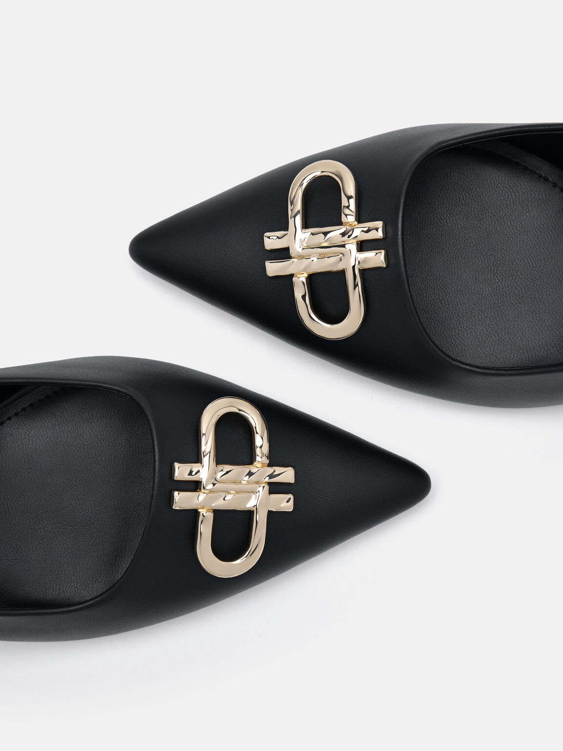 Pumps Slingback Kulit Ikon PEDRO, 