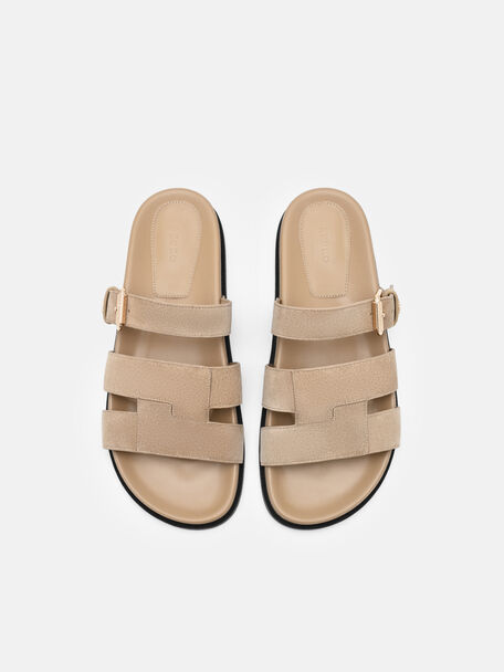 Iza Suede Sandals, , hi-res