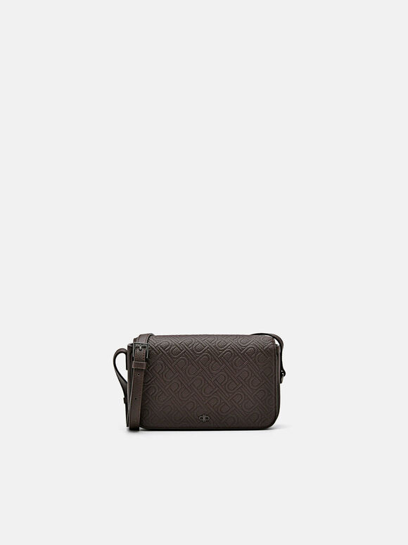 Embossed Leather Pouch, , hi-res