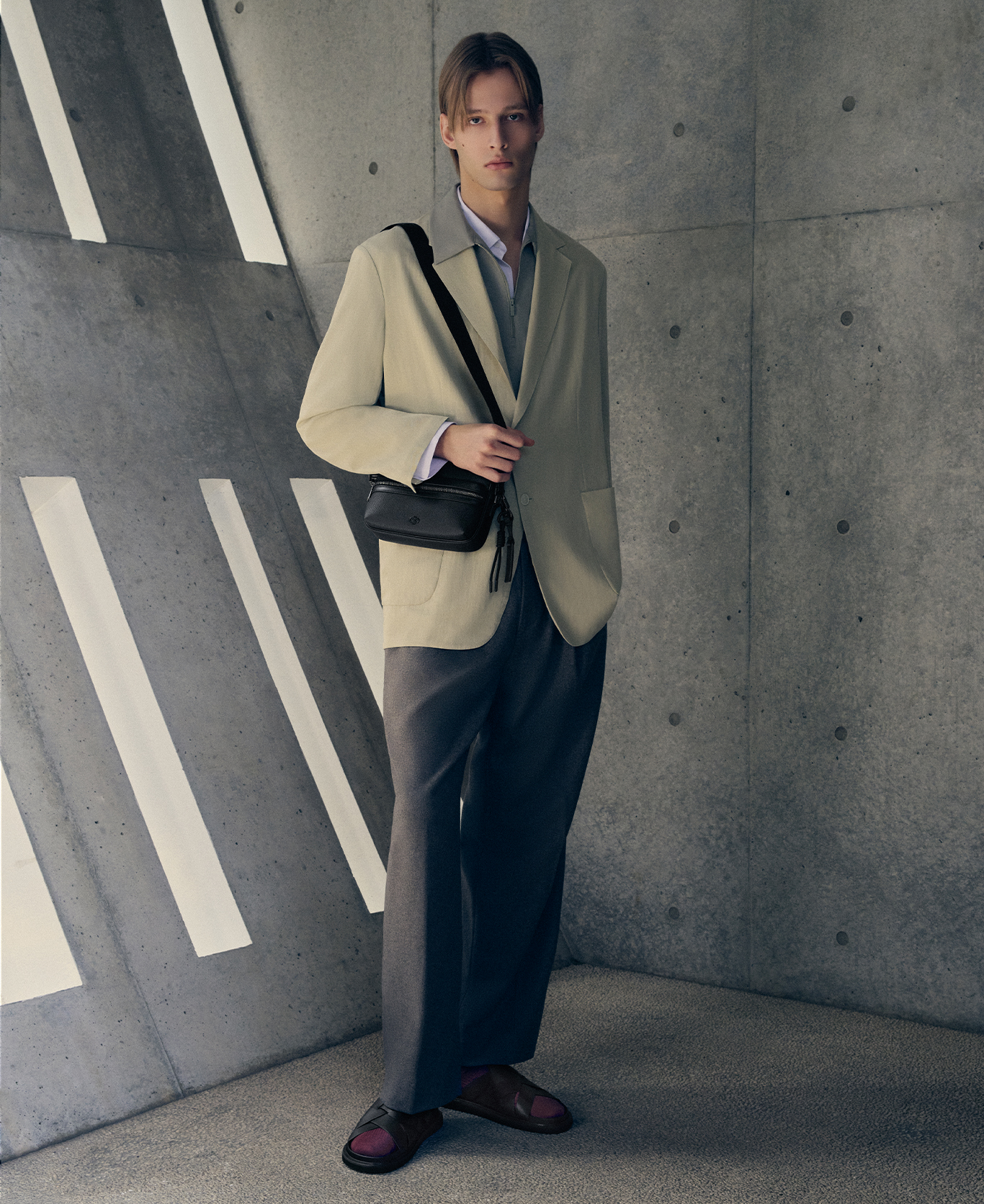 Shoes on white background