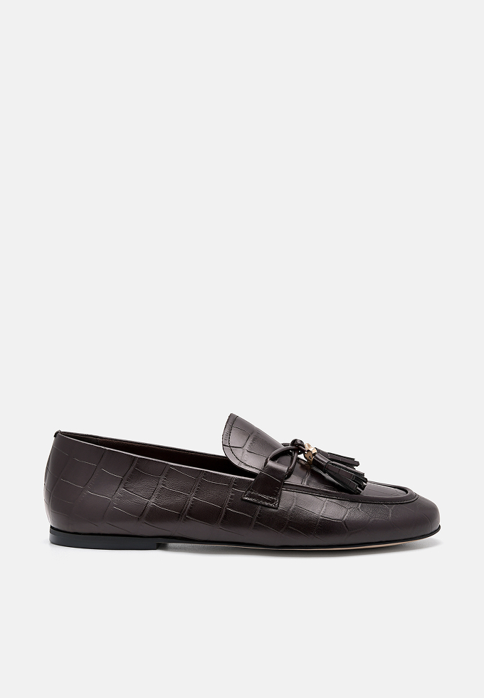 Leather Tassel Loafers