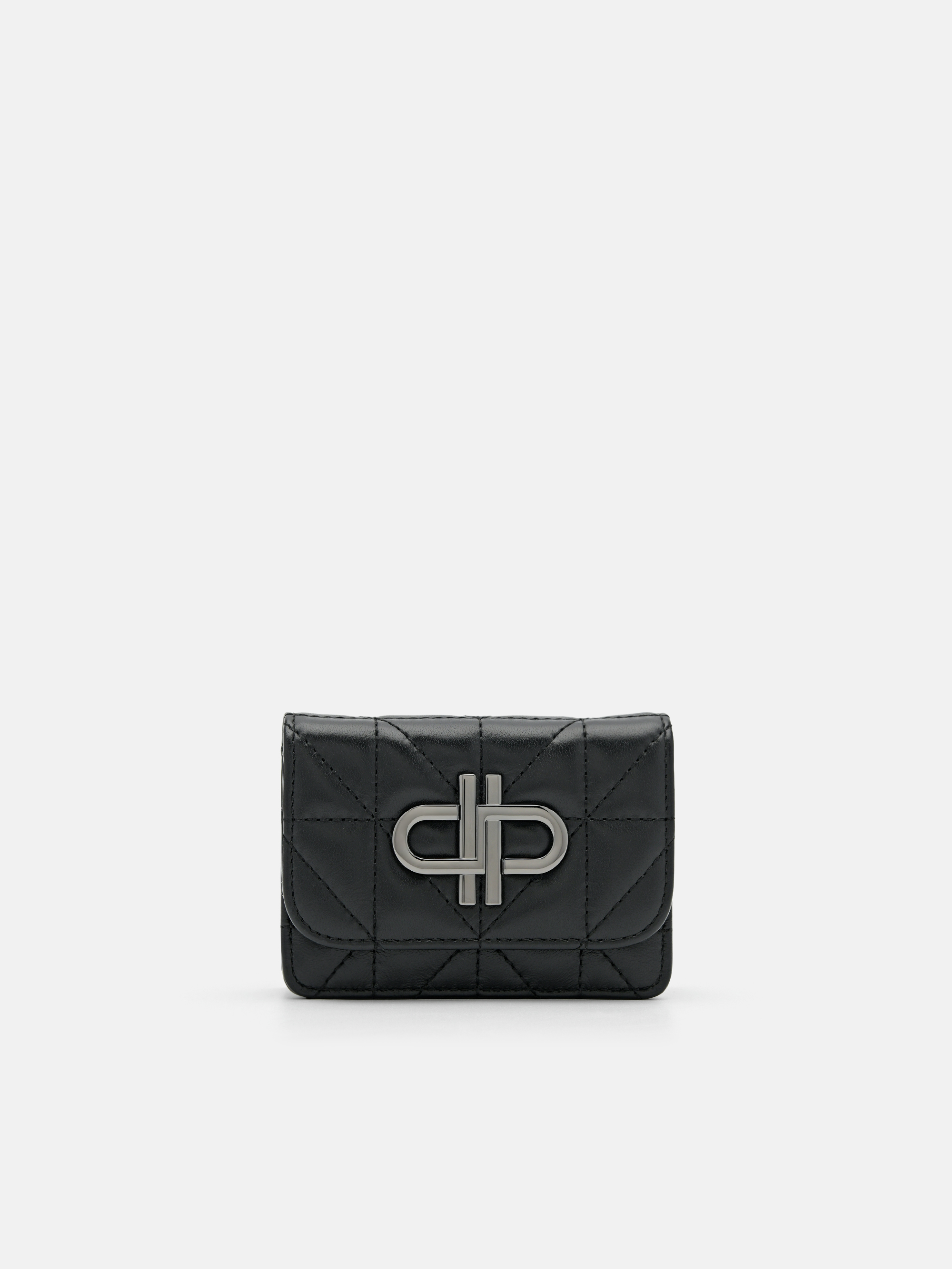 ★PEDRO★Taper Leather Bi-Fold Card Holder /送料込 Purple Leather Bi-Fold Card Holder - PEDRO US
