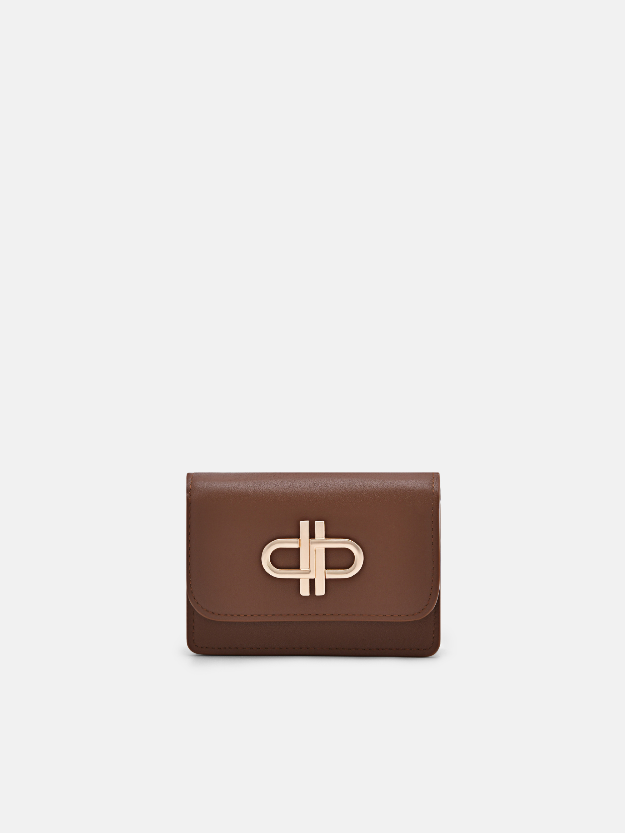 ★PEDRO★ Icon Leather Bi-Fold Card Holder ミニ財布/送料込 PEDRO Icon Leather Bi-Fold Card Holder - Brown - PEDRO ID