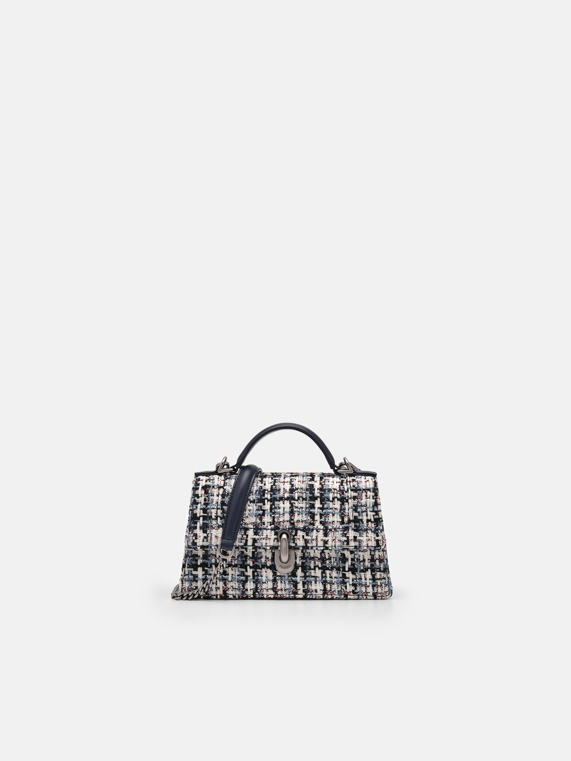 PEDRO Talia Mini Handbag ツイードミニハンドバッグ/送料込 2024-L6-PW2-55060025-1-01-1.