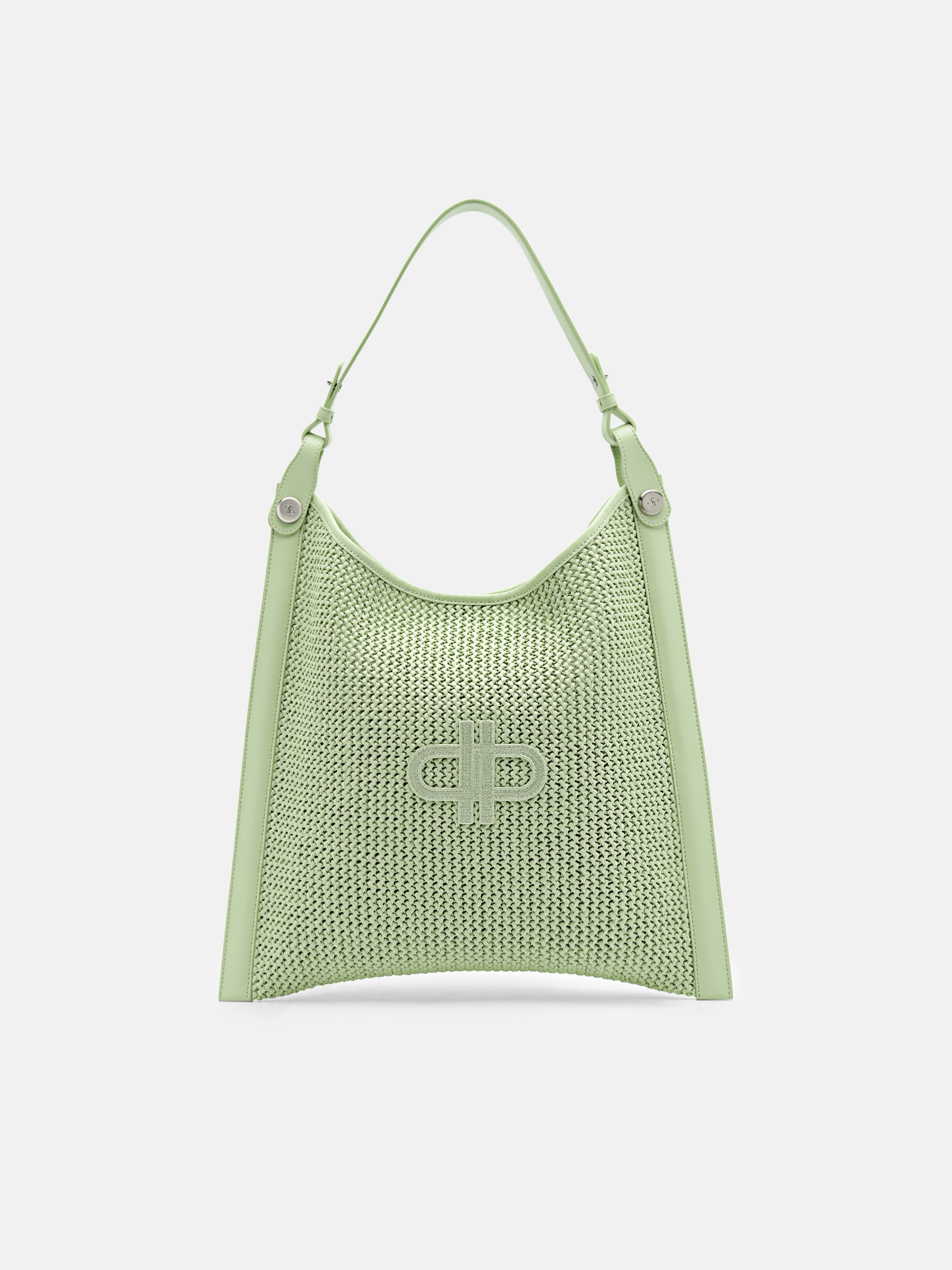 PEDRO Icon Raffia Shoulder Bag ラフィア ハーフムーン/送料込 PEDRO Icon Raffia Shoulder Bag ラフィア ハーフムーン/送料込